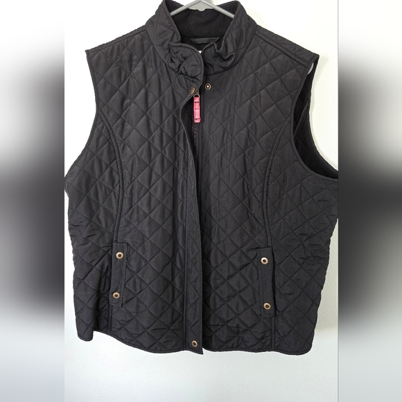 Van Heusen Quilted Black Vest Size XL - Picture 1 of 8